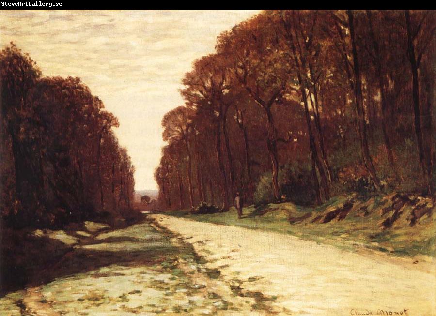 Claude Monet Road in Forest